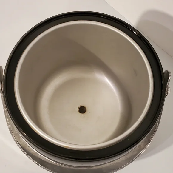 Vintage MCM 1950s Kromex Art Deco ATOMIC Ice Bucket - Picture 6 of 10